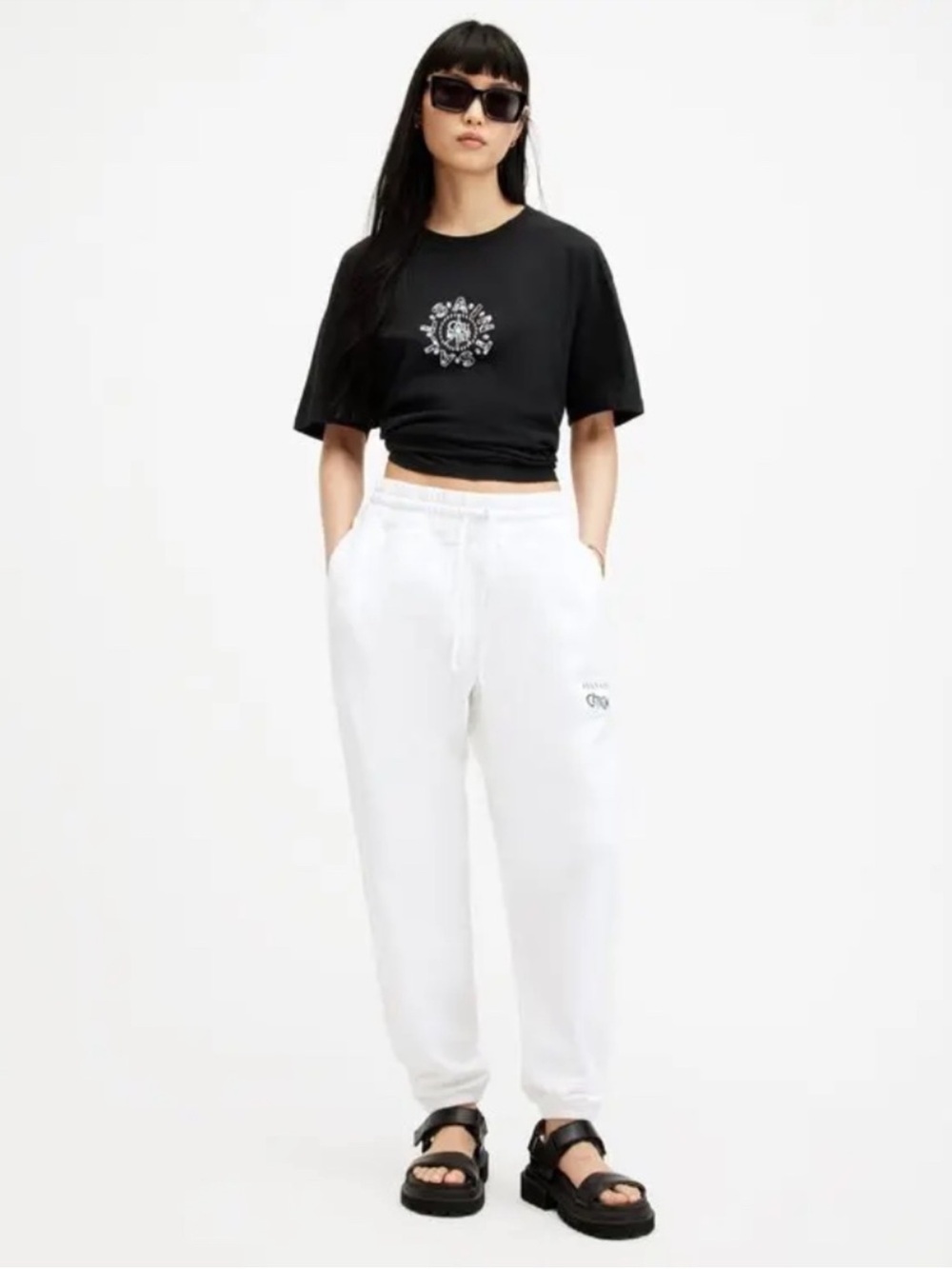 All Saints Caliwater relaxed fit sweatpants, NWT.